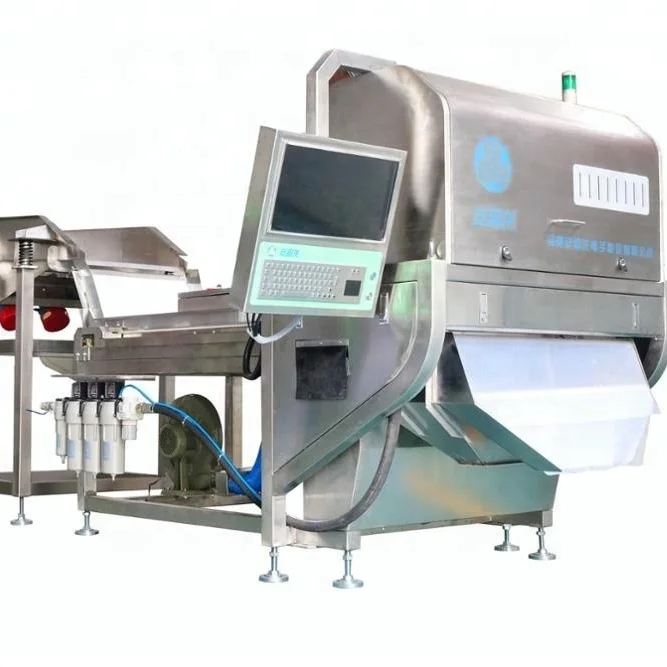 Cashew nuts optical color sorting machine