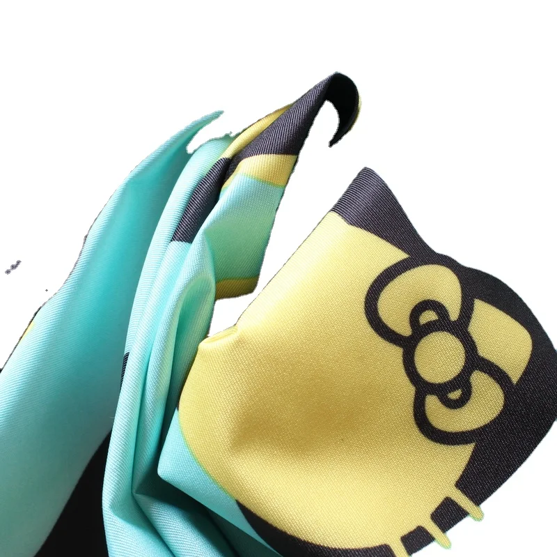 Рисунок Hello Kitty patten 200T 320D, влагоотводящий полиэфир Taslan с принтом для дождевика, куртки, чемодана, сумочки