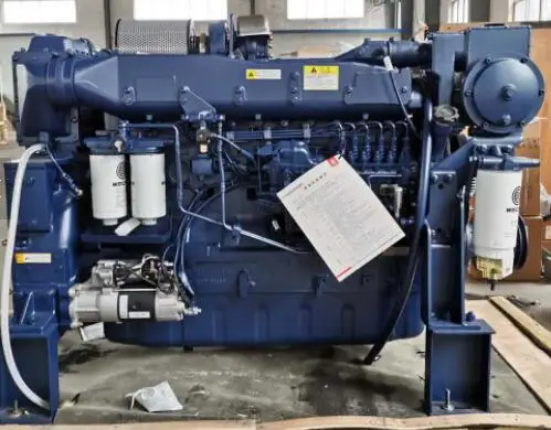 326HP 2100 об/мин Weichai внутренней морской дизельный двигатель