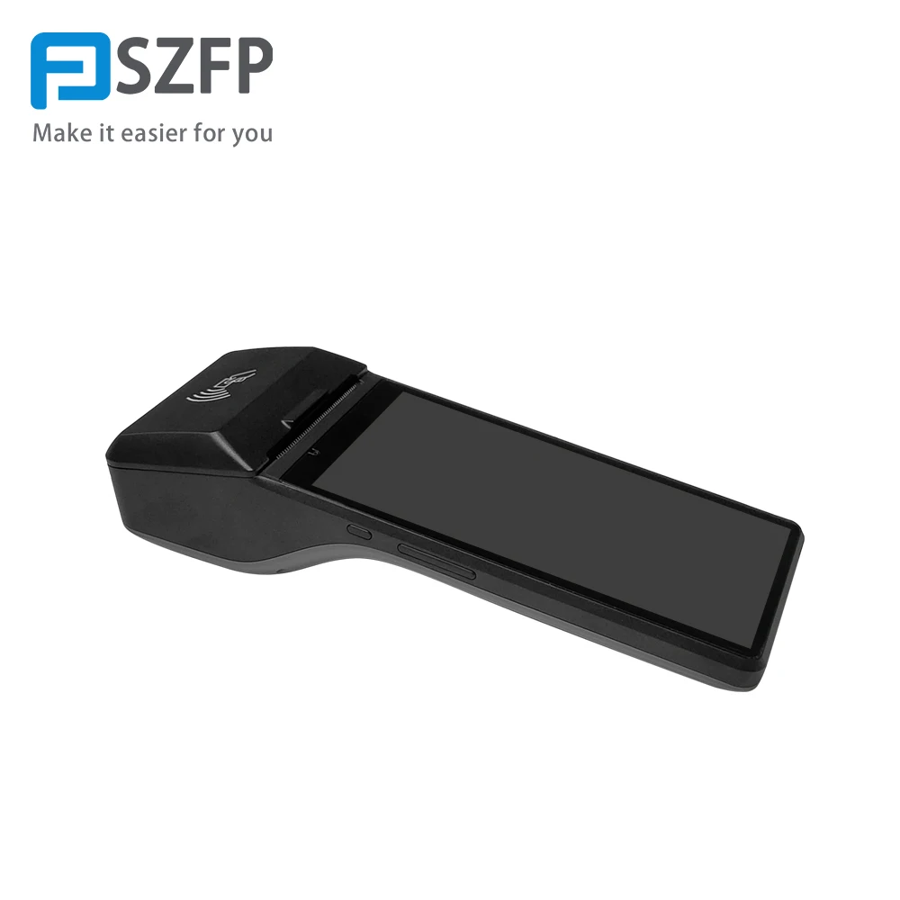FP7900 Pos Terminal Android 10 Handheld POS With 58mm Thermal Receipt Printing Support Software