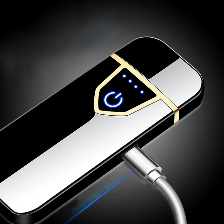 Новинка 2022 роскошная ветрозащитная usb-зажигалка премиум класса на заказ Электронная электрическая для