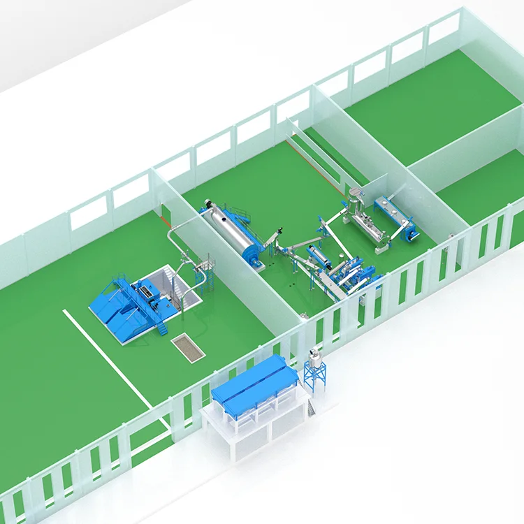 Customized Industrial Slaughter Waste Rendering Process Line Machine rendering plant