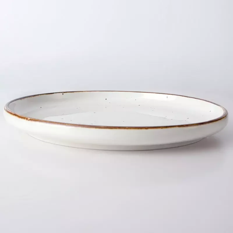 Custom Made Ceramic Dinner Plate Restaurant Ceramics Plates Colored Wholesale Charger Plates Wedding