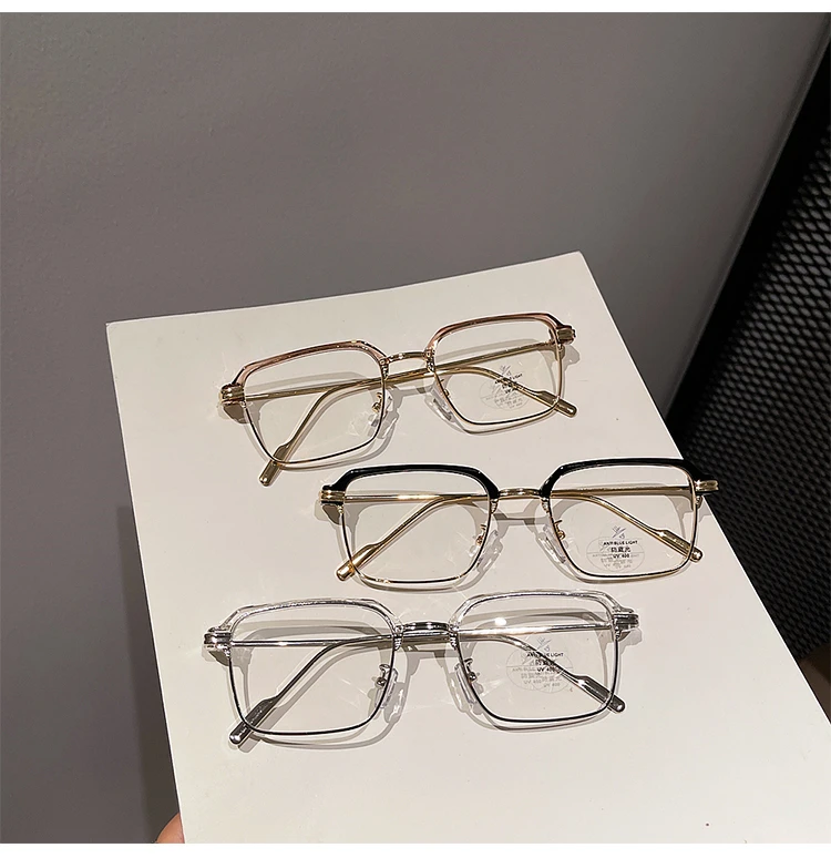 2022 lunettes anti lumiere bleu tr90 metal designer optical frames eyeglasses