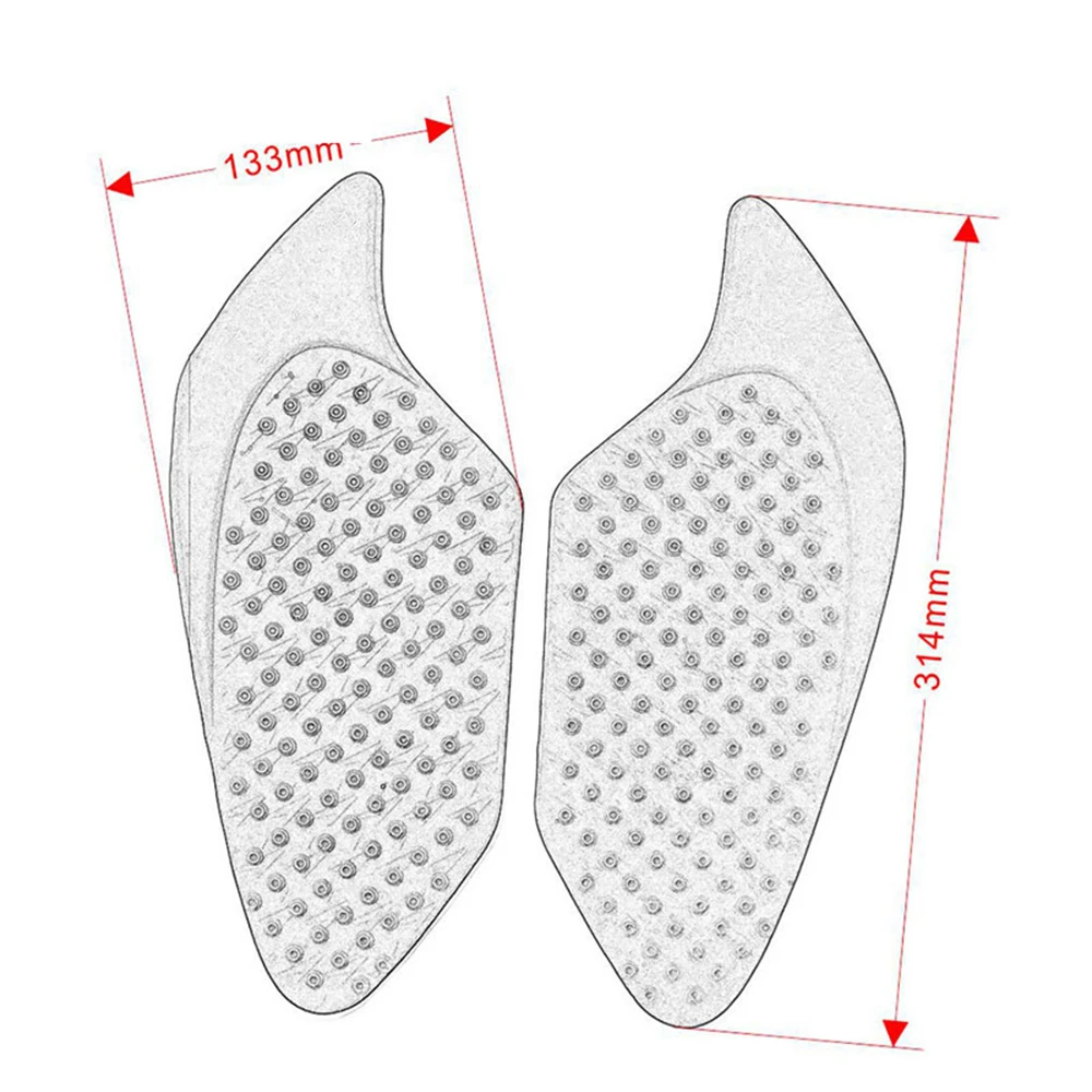 
Motocicletas Gasoline Fuel Decorative Decal Protection Sticker Side Pads Motorcycle Knee Tank Pad for CBR250R 2010-2015 