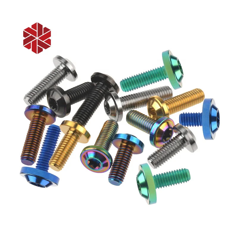 Titanium Bolt M5x8 10 12 15 18 20 25 30 35 40 45 50mm Gr5 Titanium Screw Ti Bolt For Bike Motorcycle