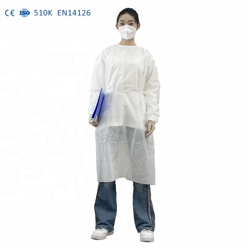 High quality ASTM F1671 disposable surgery gown 40g medical uniforms Medical for Hospitals 510K