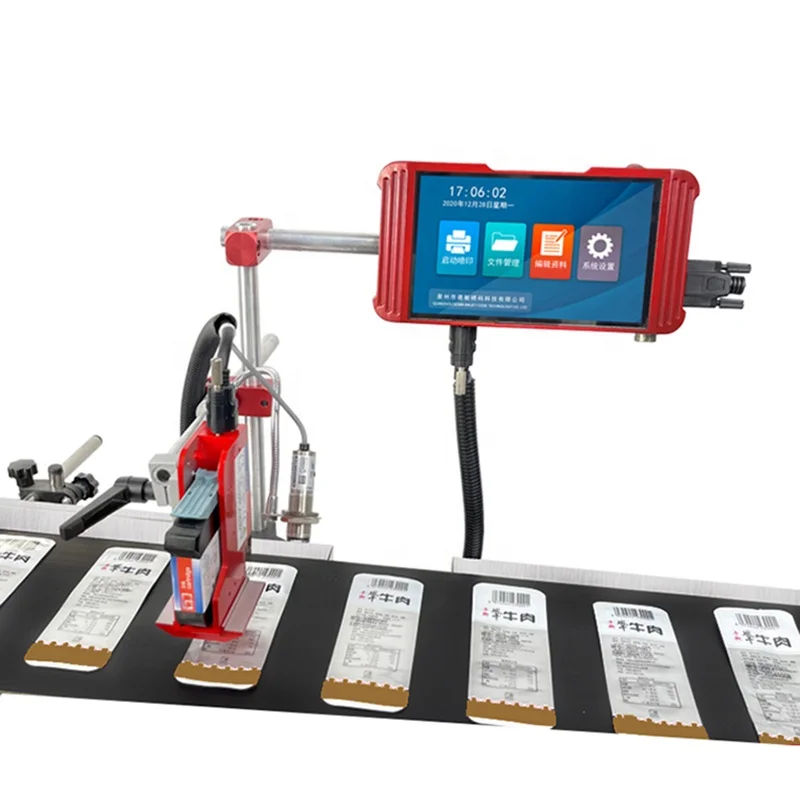 Online Mini Printing Machine Automatic Poly Bag Printer High Quality PP bag Simple Inkjet printer for Plastic