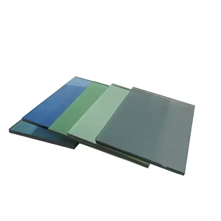 China Manufacture Custom Float Glass 4mm,5mm,6mm,8mm Tinted Reflective Glass For Building Window and Door