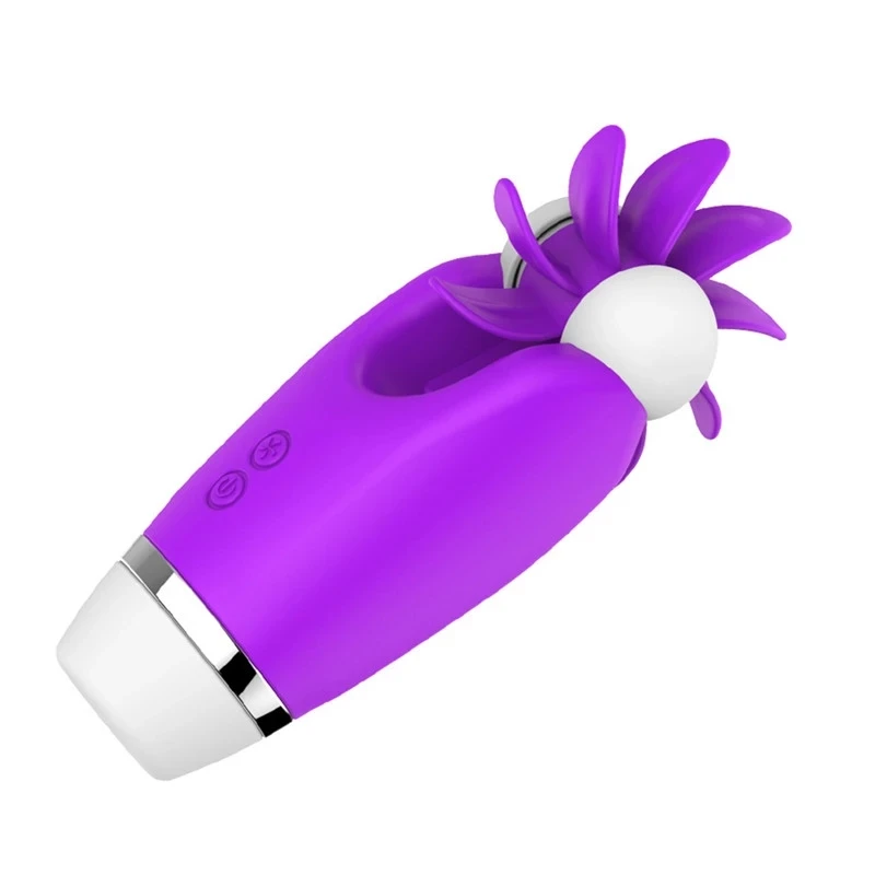 12 speed Tongue Licking Vibrator Rotation Oral Nipple Clitoris Female Vaginal Masturbator Sex Products for Women