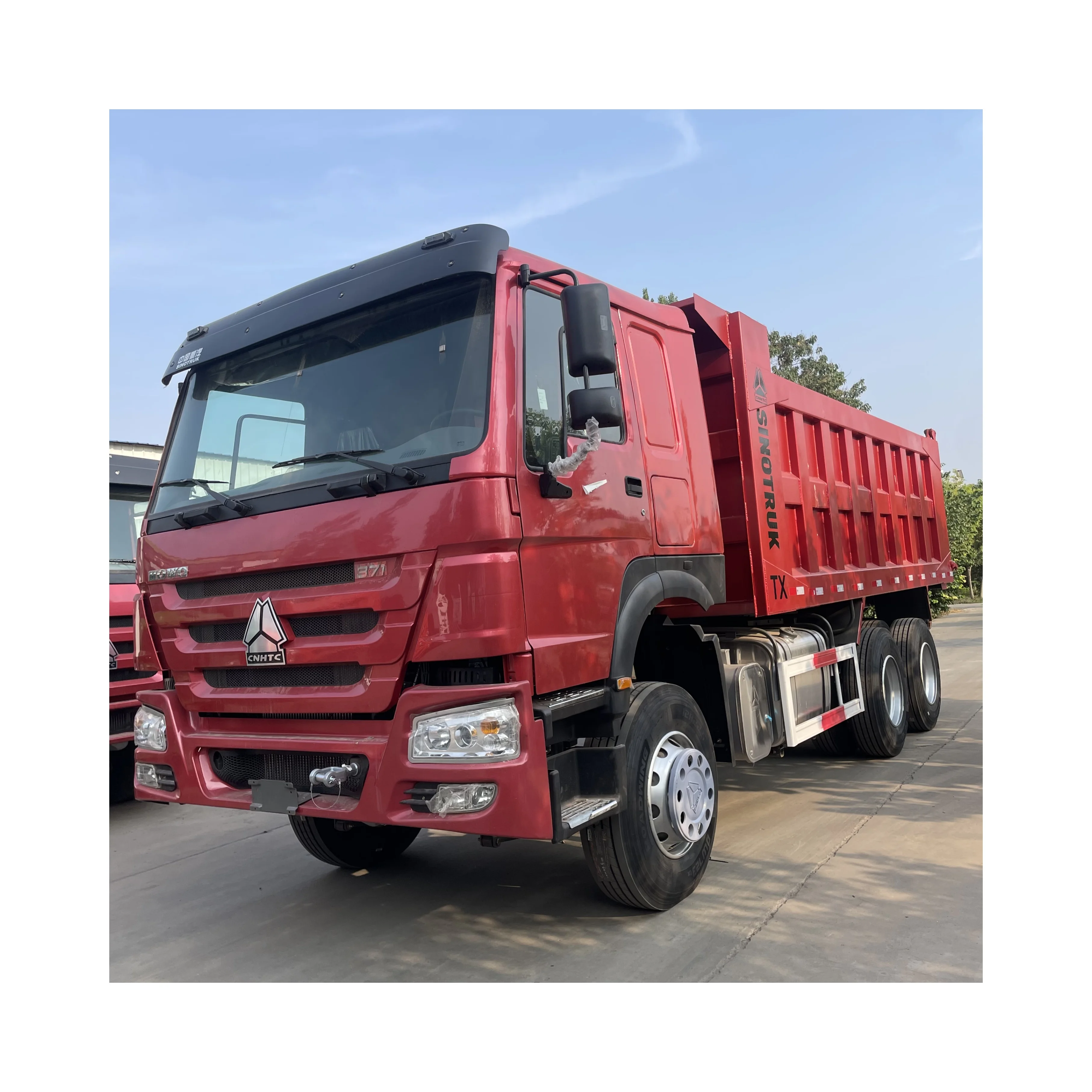 Used Howo 6x4 10 Wheel Dump Trucks Rebuild Engine Rebuild Gearbox 375 Hp Diesel Engine  Tipper Truck