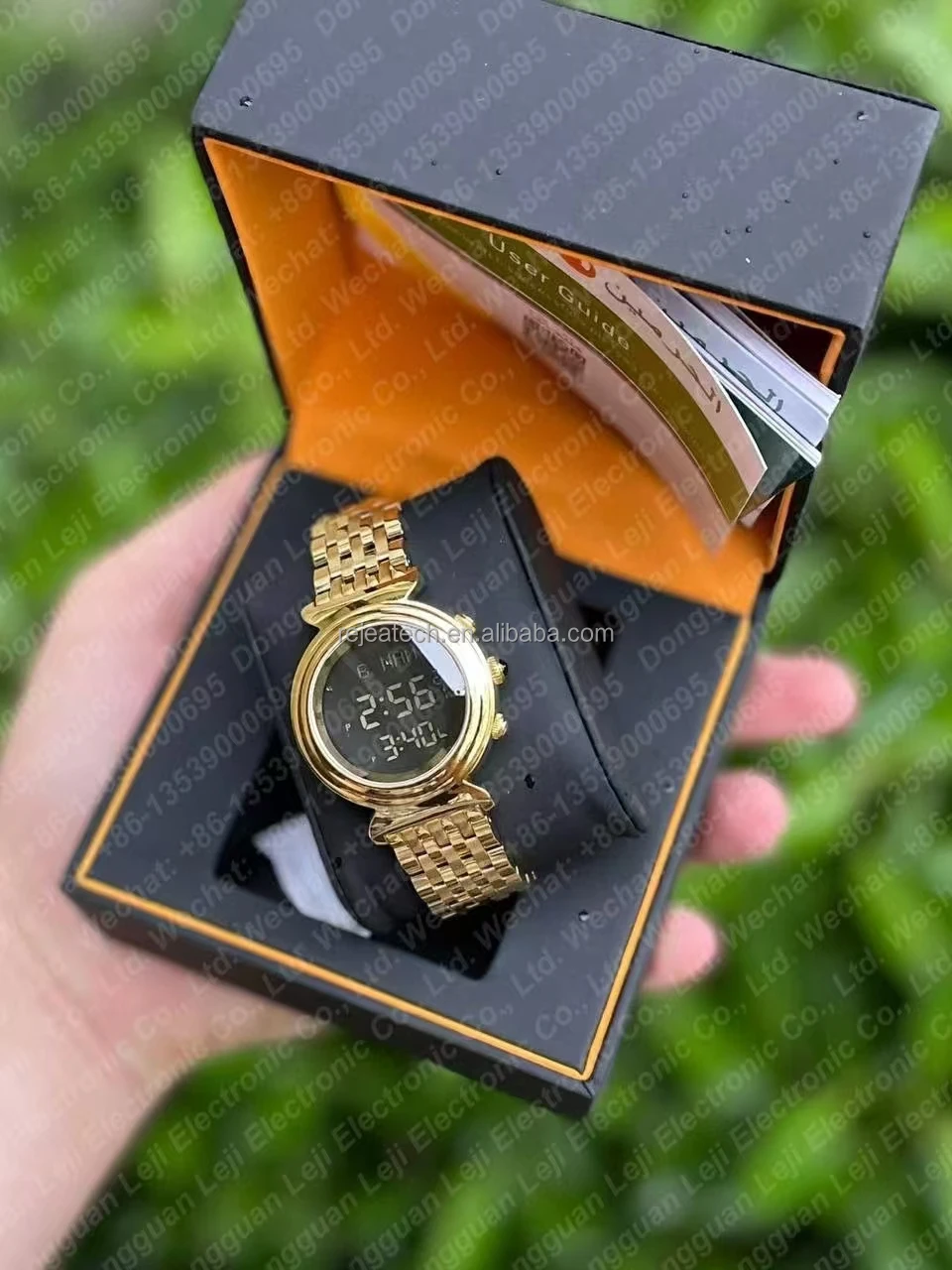 Factory HA-6341 6342 Al Harameen Sport Muslim Prayer Wrist Qibla Direction Watch for Man Fajr Islamic Azan Mosque