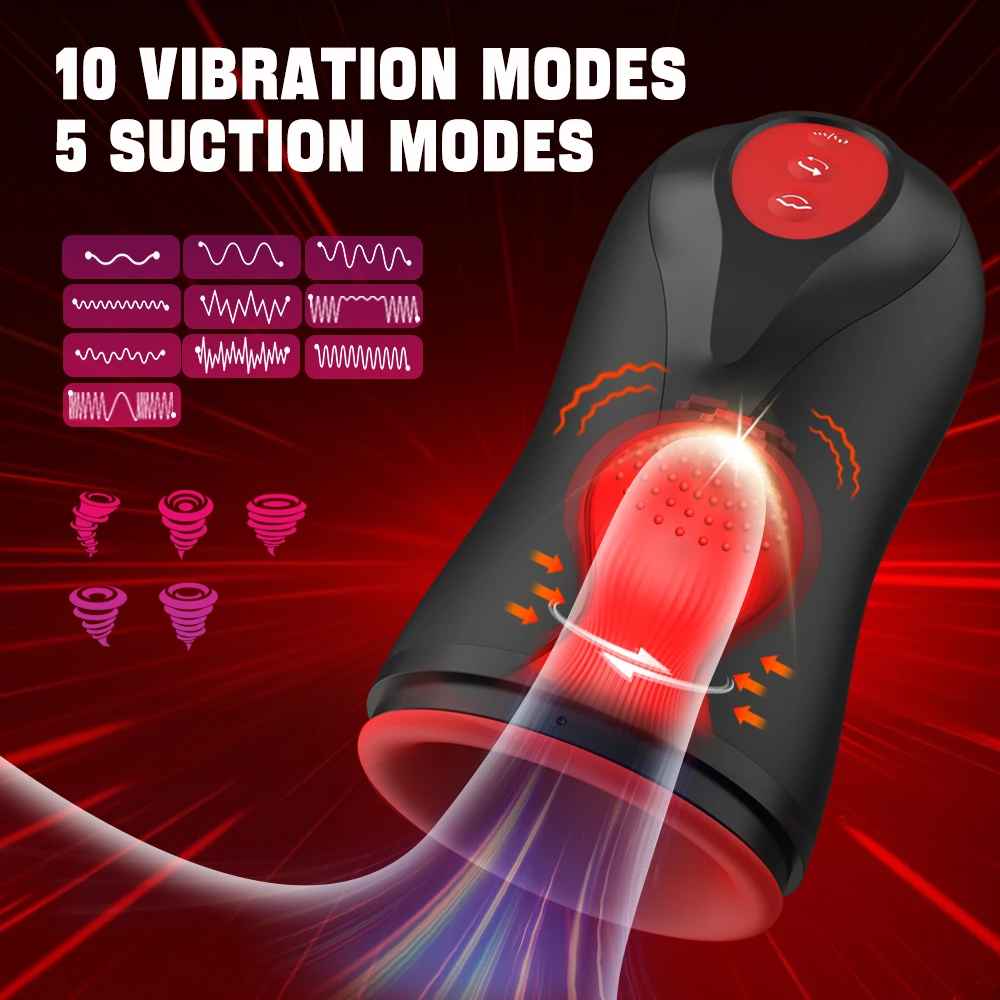 Veni Venus Male Masturbator 3D Realistic TPE Adult Sex Toy with 3 Swirling 5 Sucking 10 Vibration Pocket Pussies for Men GM-506