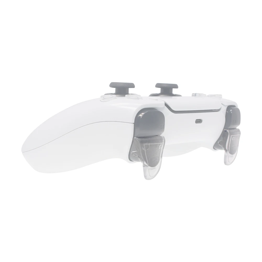 Transparent Smart Trigger Stop Button Mod Kit for PS5 Joystick Controller Faster FPS Shooting L2 R2 Assistant Buttons