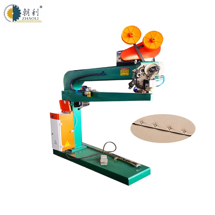 Manual corrugated cardboard box stapler/carton box stitching machine/economic stitching machine