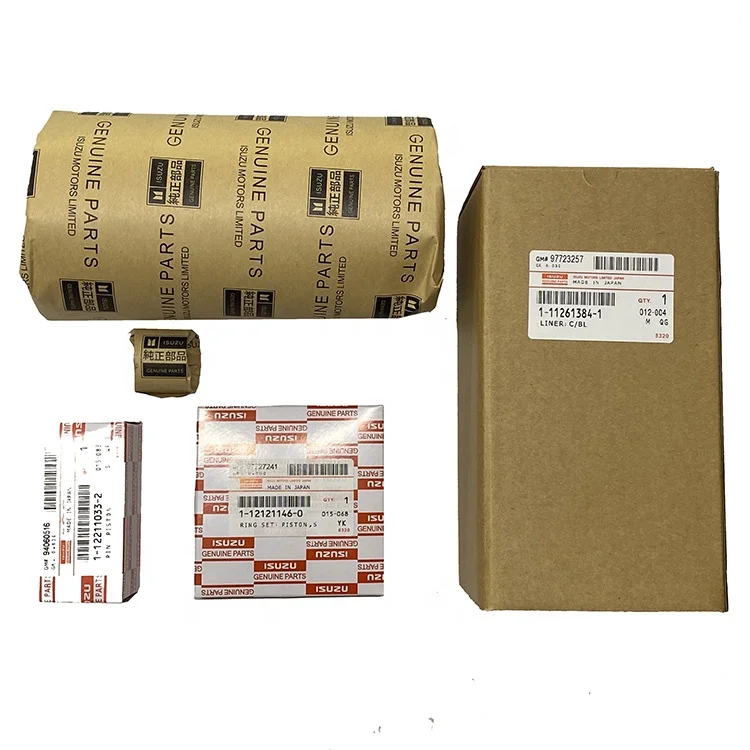 Excavator parts ZX200 6BG1 Cylinder Liner 1-11261384-1 1112613841 111261-3841