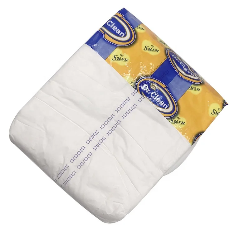 Custom Logo New Design Plastic Like Disposable Adult Baby Diapers Print Adult Pads for Nurse