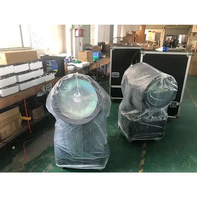 1/2/3/4/5/7/10KW Outdoor Waterproof Beam Sky Tracker Light Super Bright Search With Road Case for Building Hotel Lighting