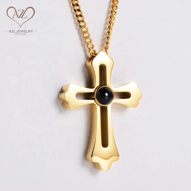 AZL Customized Diy Personalize 100 Languages I Love You Picture Projector Pendant Necklace Real Gold Plated Photo Custom Name