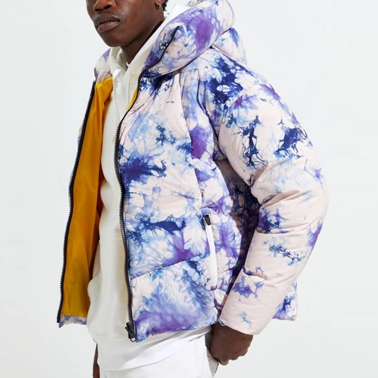 Высококачественная Повседневная зимняя мужская куртка-пуховик с капюшоном и принтом