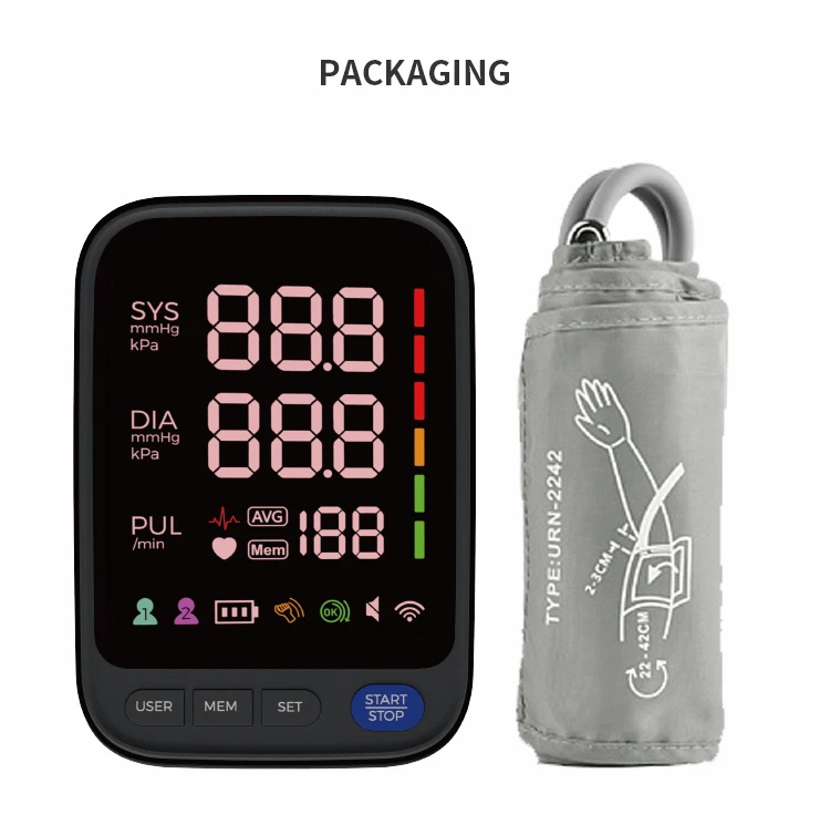 Heart Rate Blood Pressure Monitor Smart Portable Medical Device BP machine For Home Use