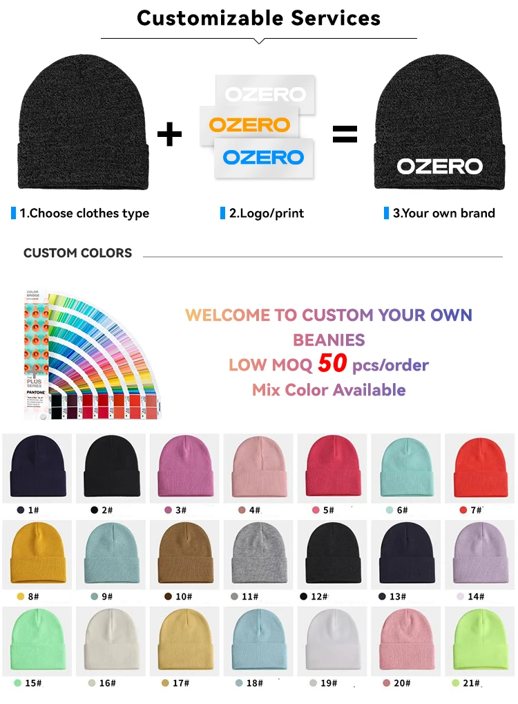 Beanies Manufacturer Custom Embroidery Mohair Beanies Acrylic Jacquard Knitted Hats Quality Winter Skull Caps With Custom Logo