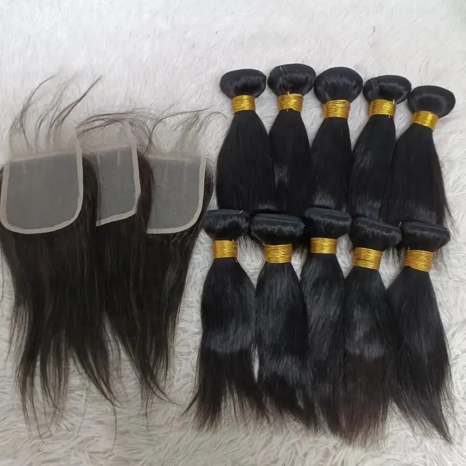 Clj Top Perruque Bresilienne Prebleach Knots Lace Malaysian Naturel 6X6 Bone Straight Hd Closure Lace Fronts With Baby Hair