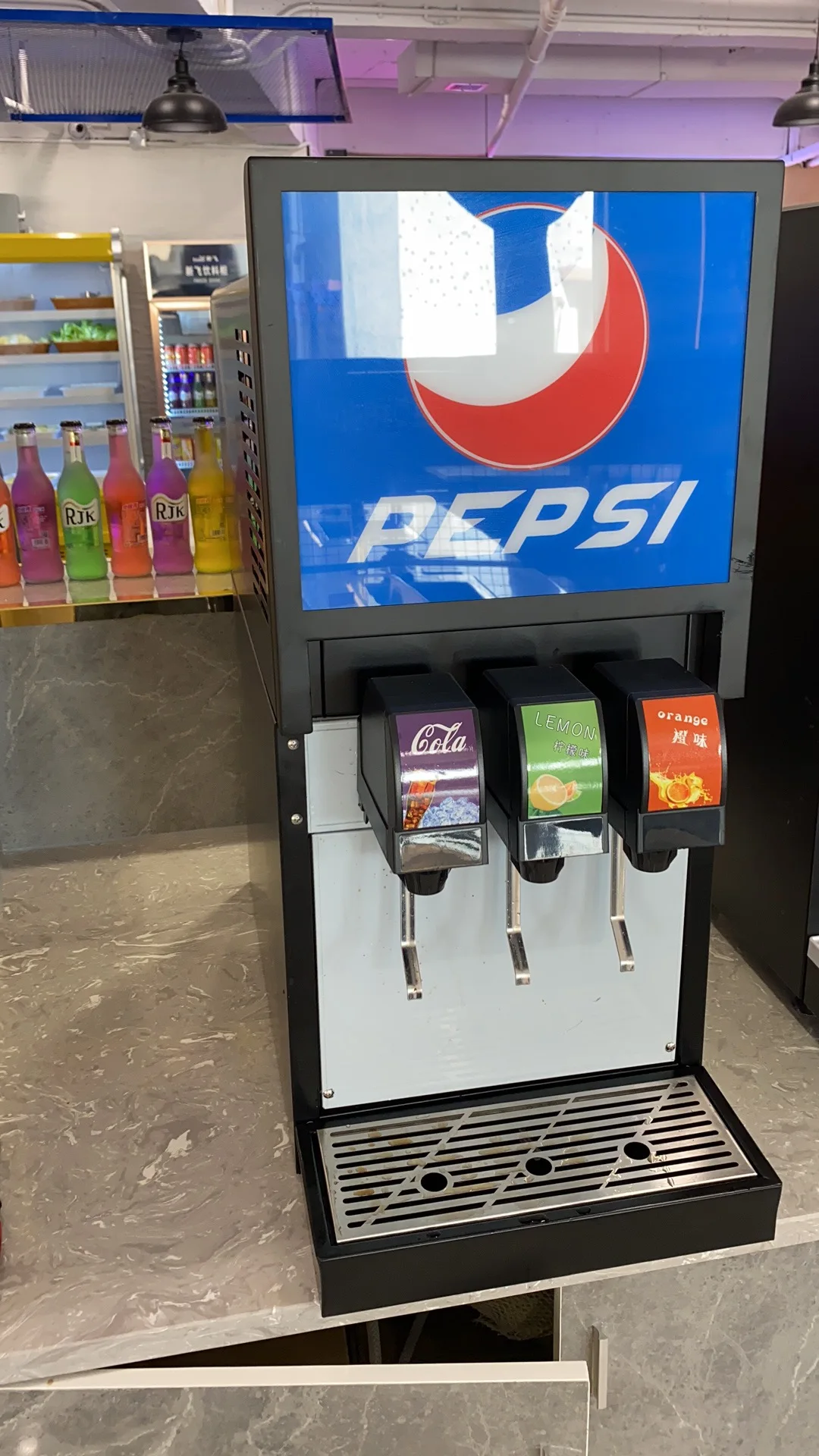 pepsi cola coca post mix beverage dispenser maker machine for convenience shop coke machine for sale