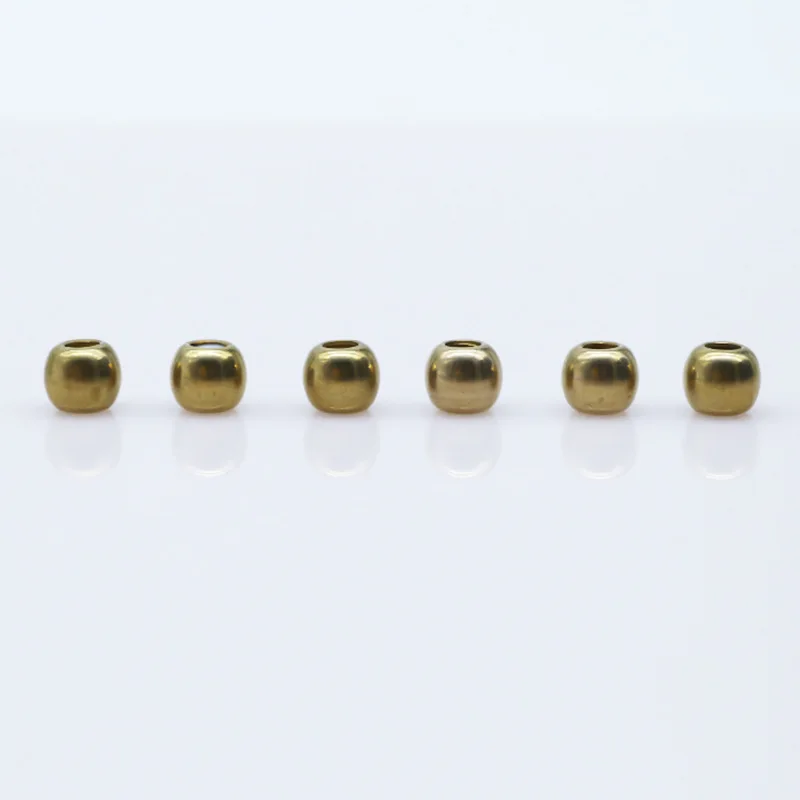 5mm copper rough diy hand beaded material bracelet necklace silica gel beads accessories ball positioning ball