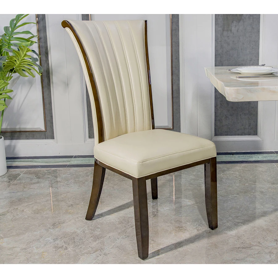  C015 hotel wooden chairs restaurant italian design leather wood comfortable