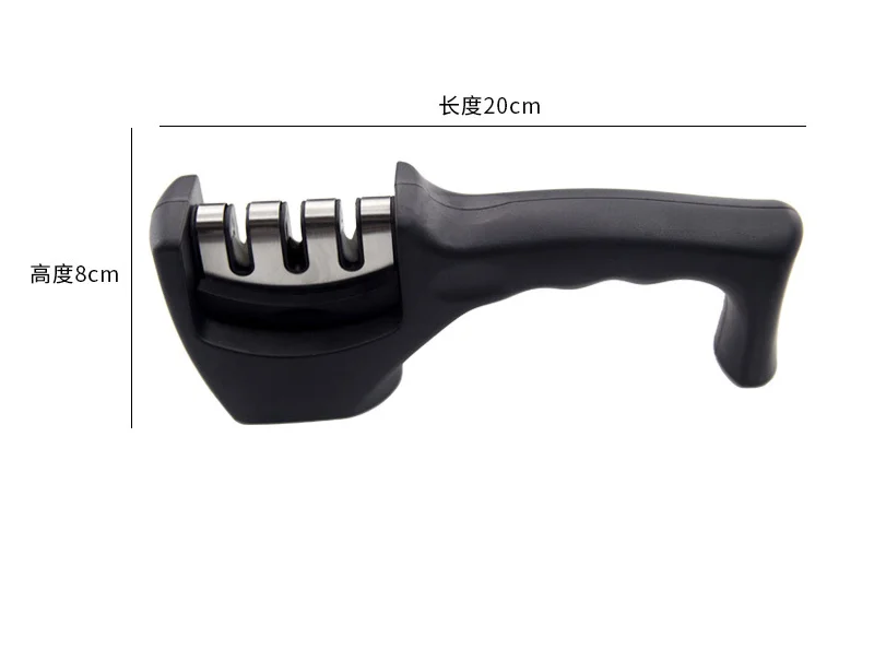 Knife Sharpener 3 Stage Professional Kitchen Sharpening Stone Tungsten Diamond Ceramic Sharpener Tool