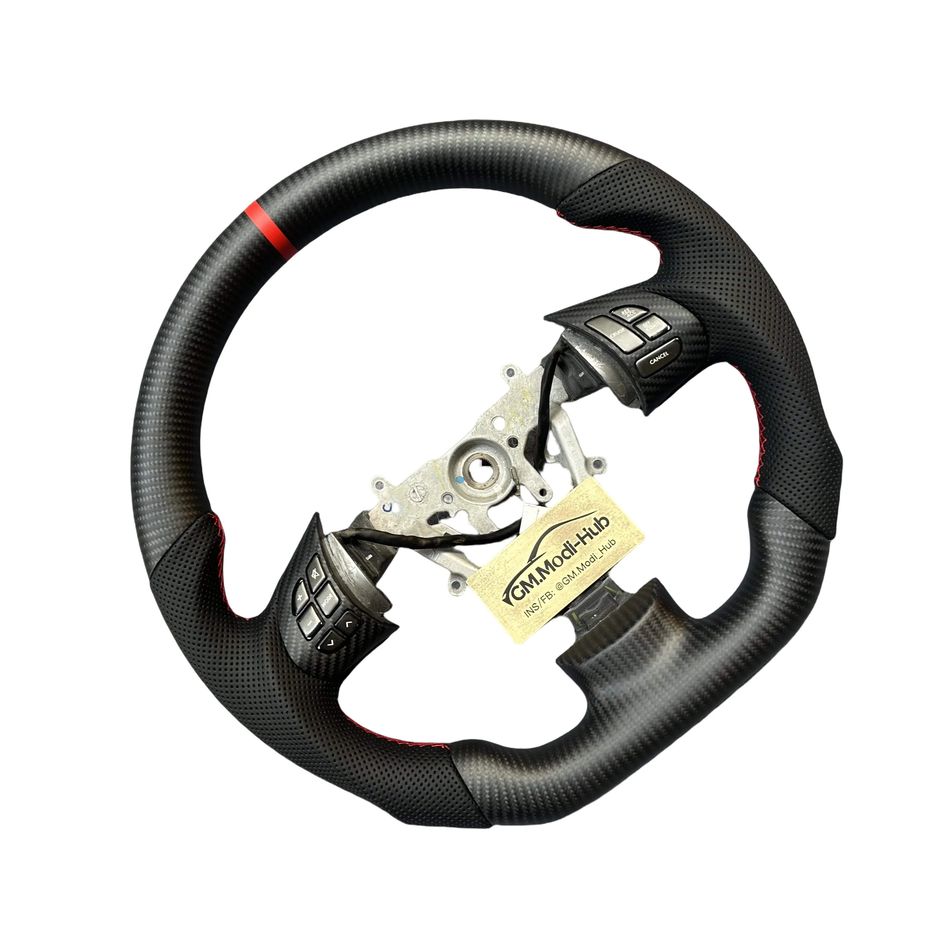 GM.Modi-Hub 100% настоящий руль из углеродного волокна для Subaru 2008-2014 Impreza WRX STI