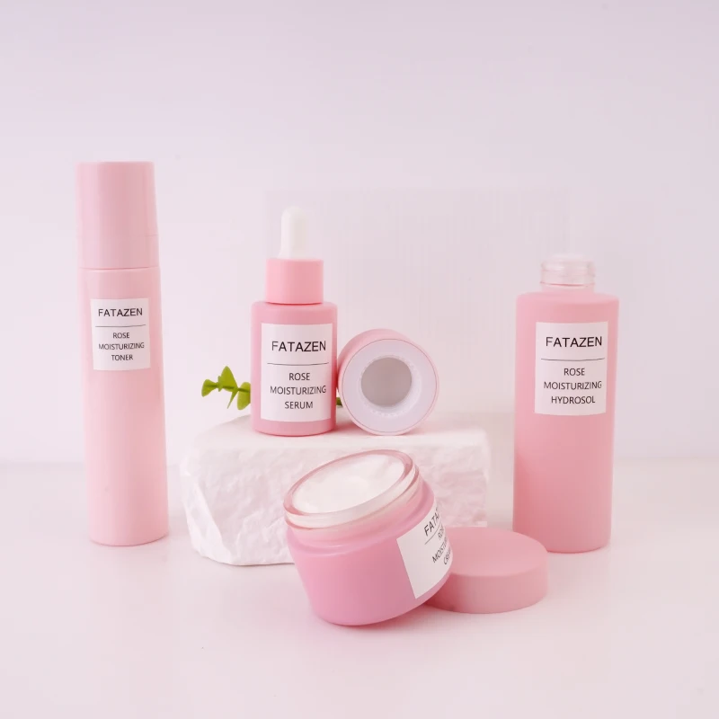 Pirvate Label Skincare Products Moisturizing Pink Rose Face Toner  Rose Toner OEM Refershing Rose Facial Hydrosol