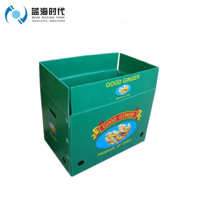 Custom foldable corrugated plastic storage bins polypropylene corflute plastic moving boxes collapsible packaging containers