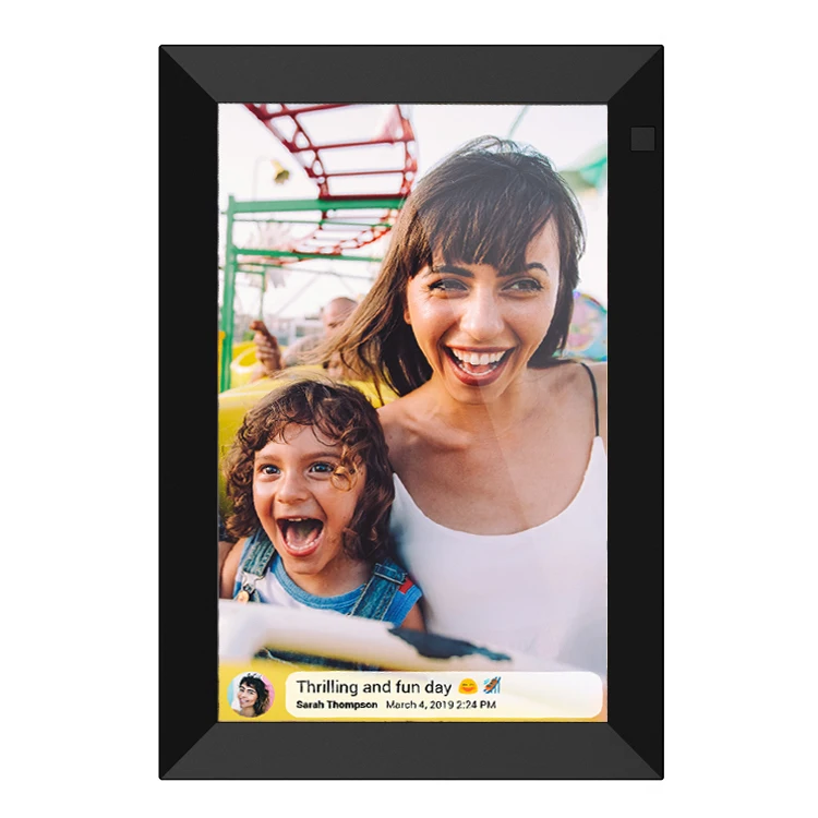 8 дюймов цифровая камера с Wi-Fi для фоторамка 16 ГБ внутренней памяти автоматический поворот поделиться фотоснимки удаленно помощью Frameo