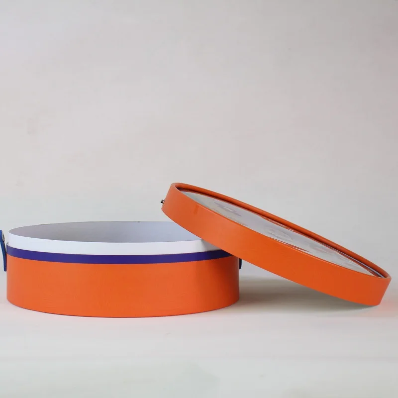 Custom luxury printed gift cylinder round boxes wholesale paper chocolate box packaging