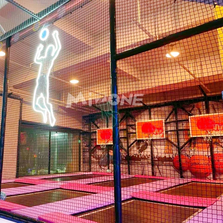 Professional Trampoline Park Customized Theme jungle gym adventure park equipment