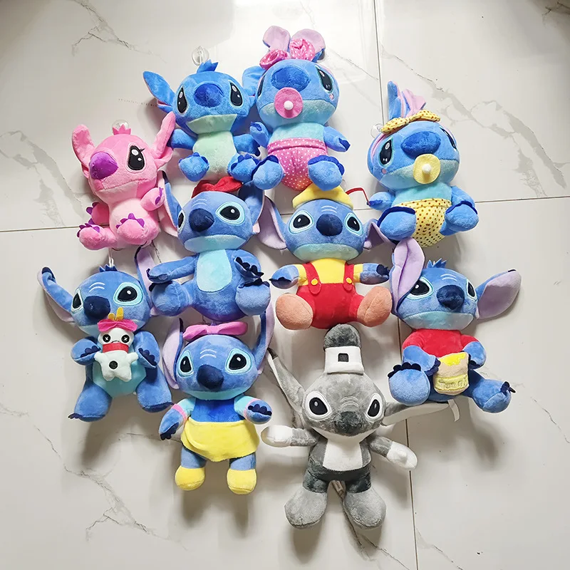 Cartoon Customized Kawaii Stitch Plush Doll Pillow Soft Toys Anime Stitch Plush Toys Stuffed Animals Toy For Kids Children