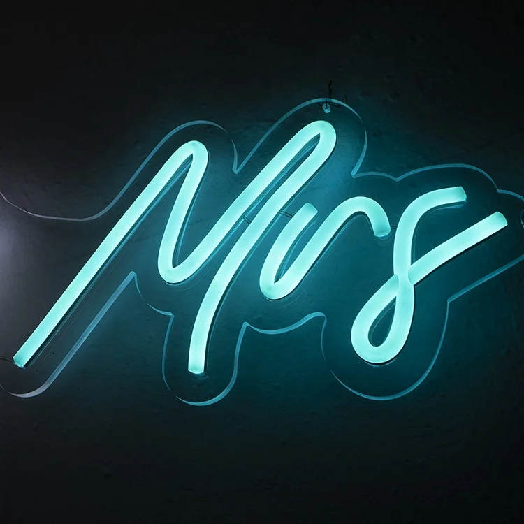 High Quality Advertising Custom Led Neon Sign Waterproof Luminous Acrylic Led RGB Neon Letters