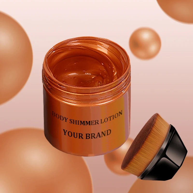 OEM Vegan Highlighter Glow Shimmer Liquid Lotion Private Label Wholesale Makeup Shimmer Face Body Shimmer And Glow