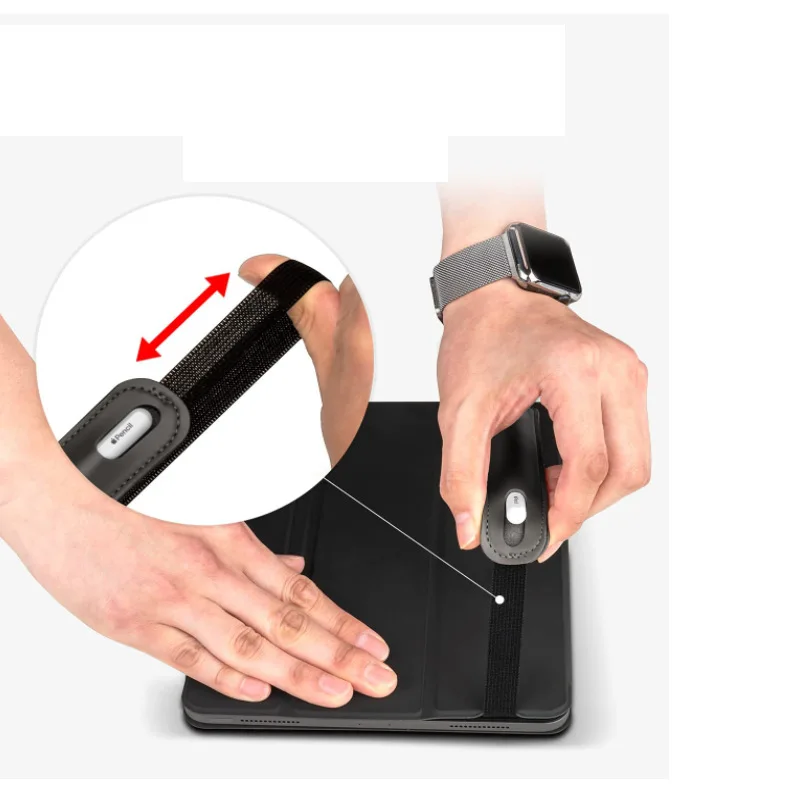 zhuoyue elastic capacitor pen case PU leather Touch screen storage Electronic lossproof holder