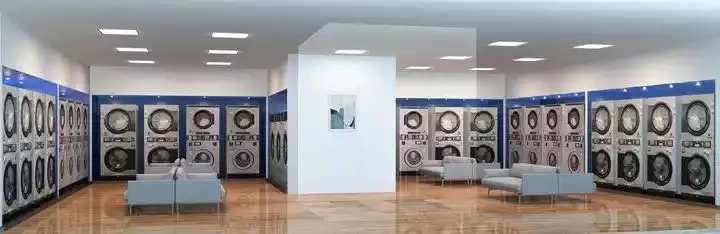 Коммерческое прачечное оборудование профессиональная монета/карта управляемая двухслойная стиральная машина и