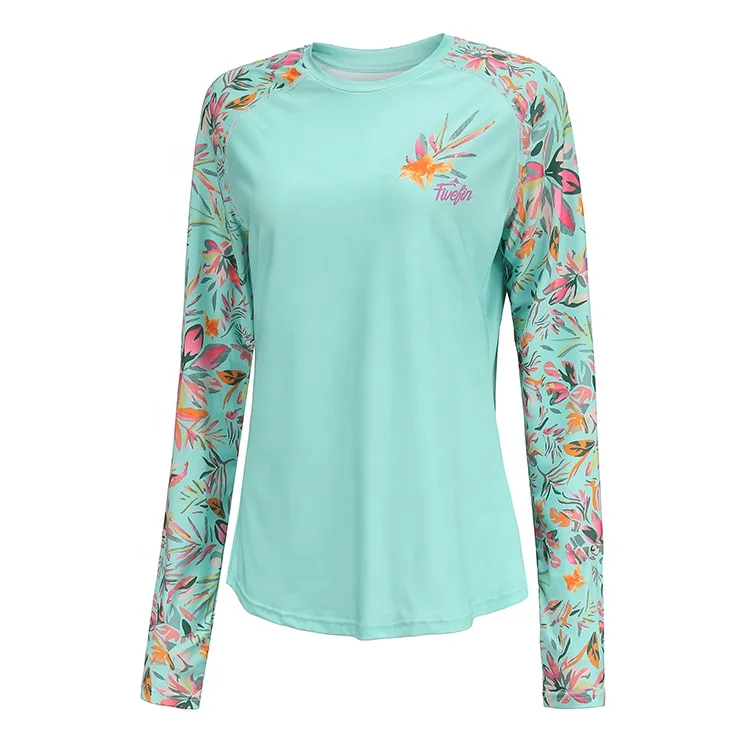 Newest Design Custom Logo UPF 50 Sun Protection Womens Fishing Shirt