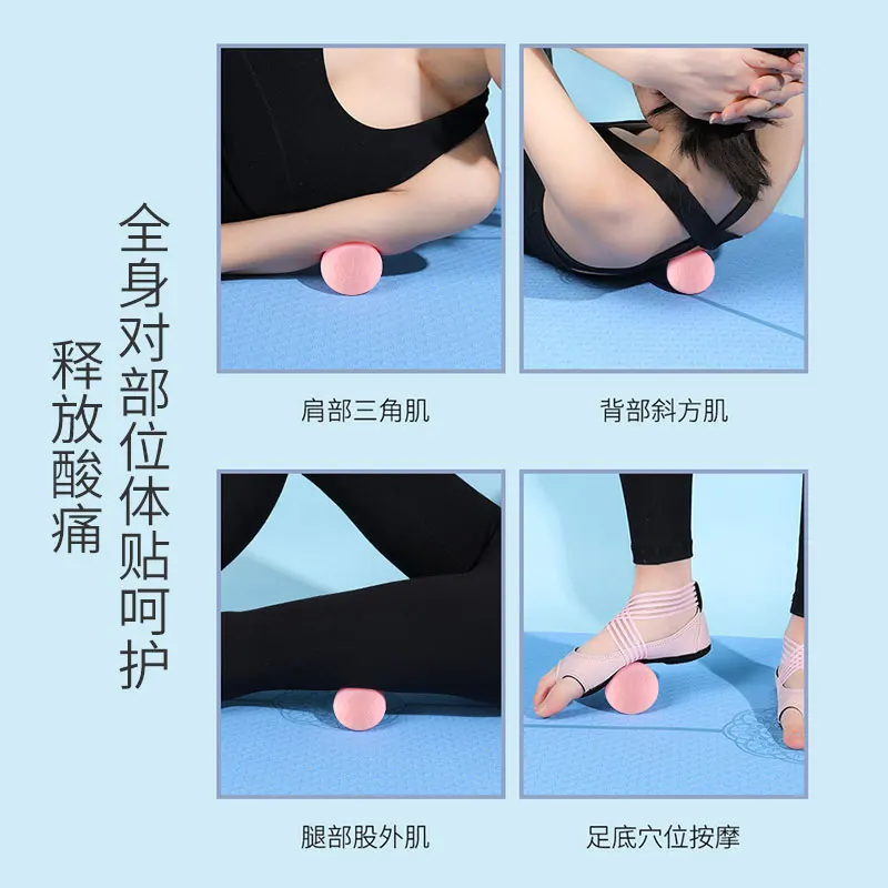 Double Lacrosse Massage Ball Silicone Gym Diamond Peanut Massage Ball gym