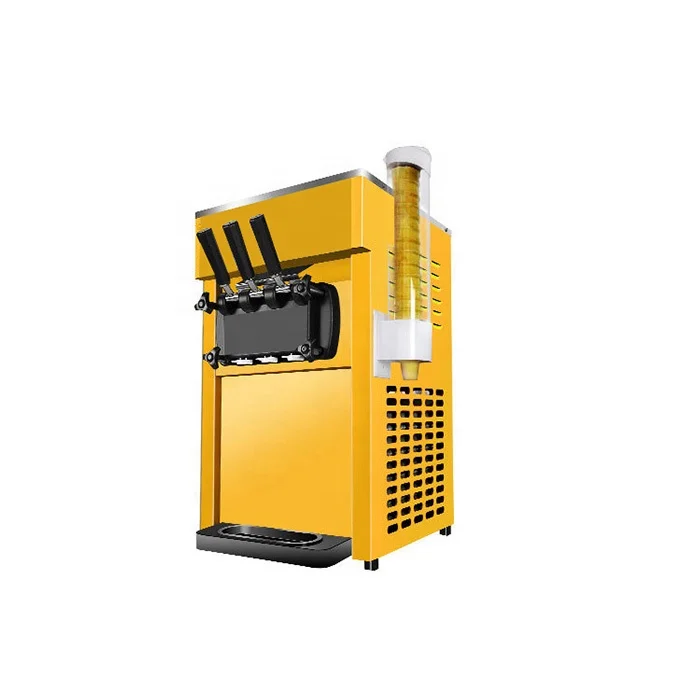 Factory Direct Supply Commercial Real Fruit Soft Ice Cream Making Machine