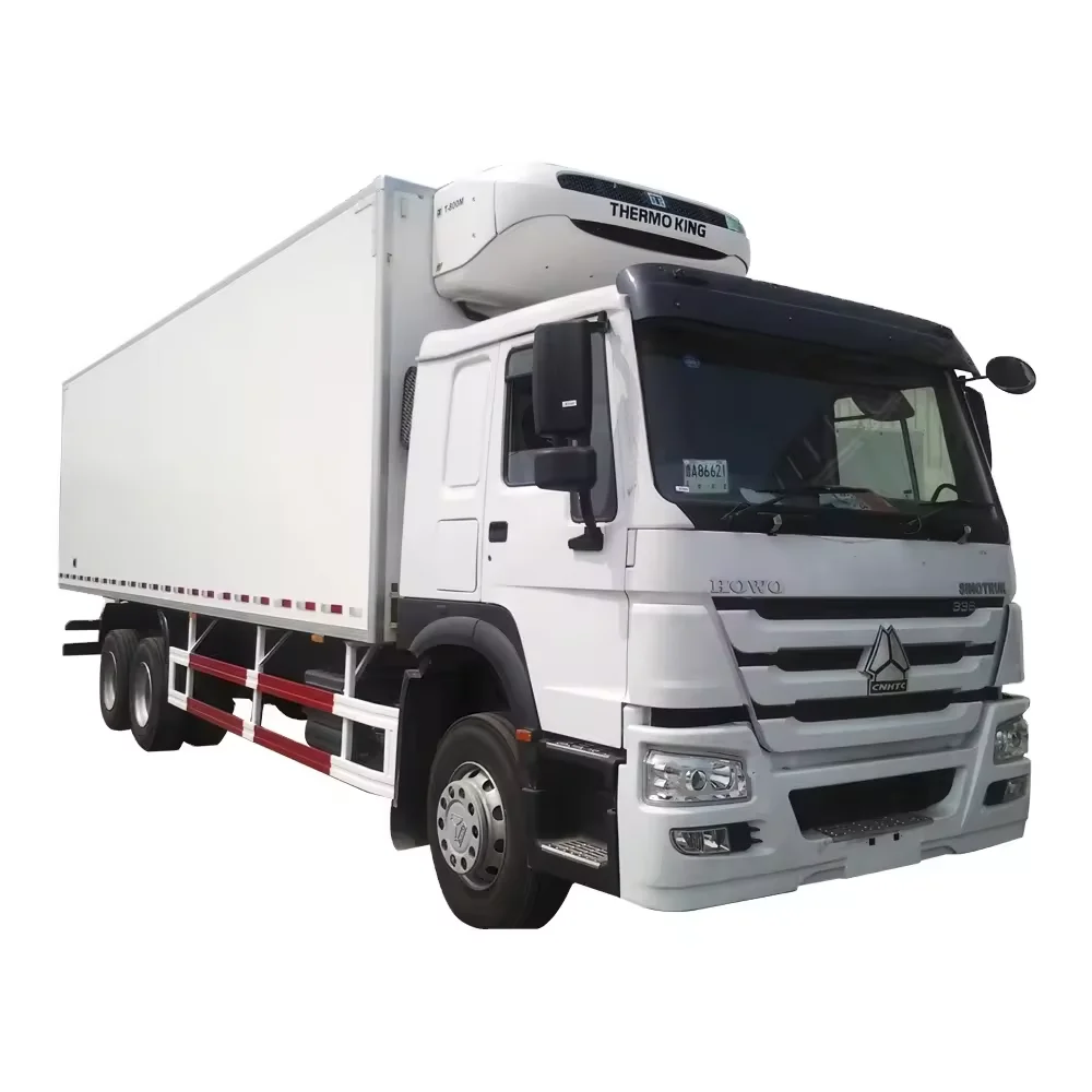 HINO HOWO refrigerator truck 6x4 sinotruk freezer truck EURO2/3/4/5 high quality trsansport cooling food cheap price for sale
