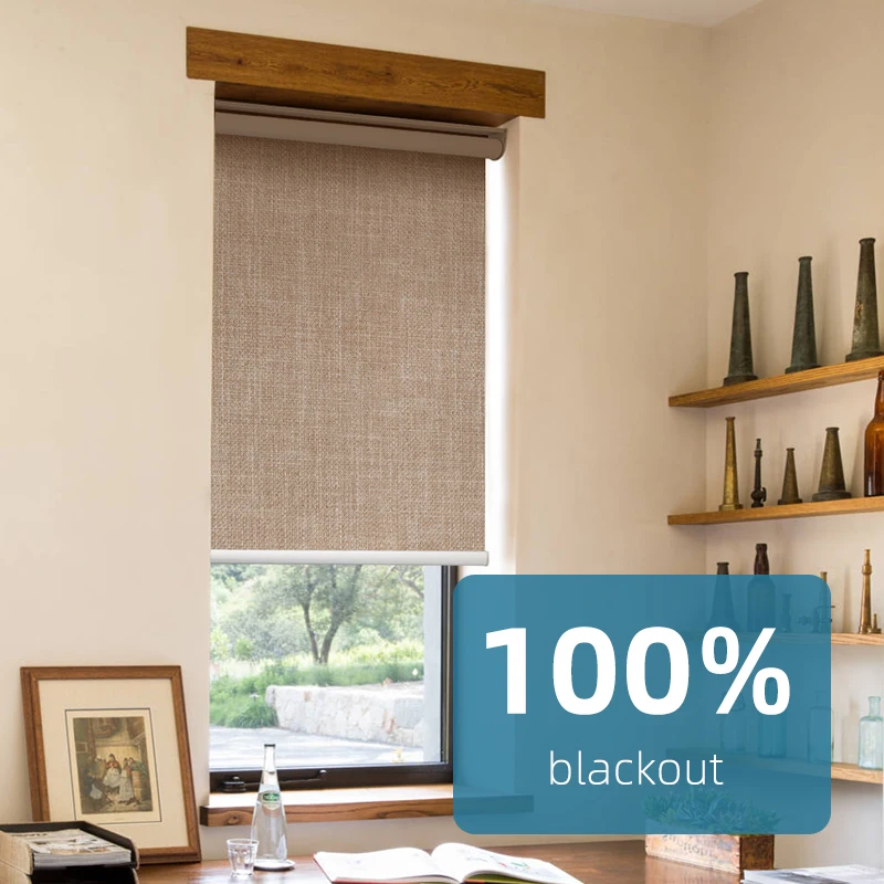 Deyi Smart electrical automatic open motorized rechargeable battery home improvement blackout roller blinds