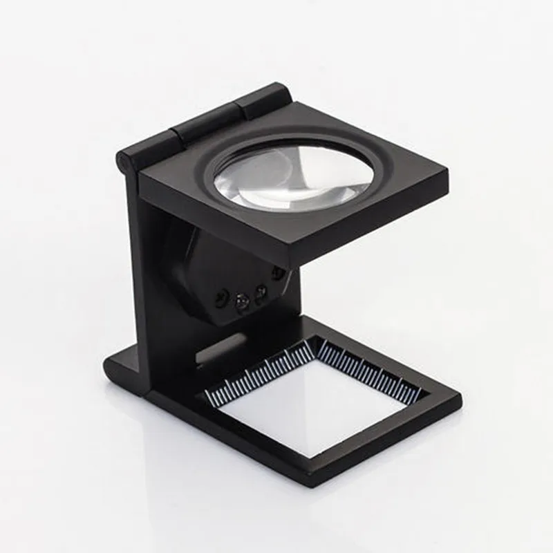 Зеркало плотности ткани для подсчета основополагающей и уточной пряжи