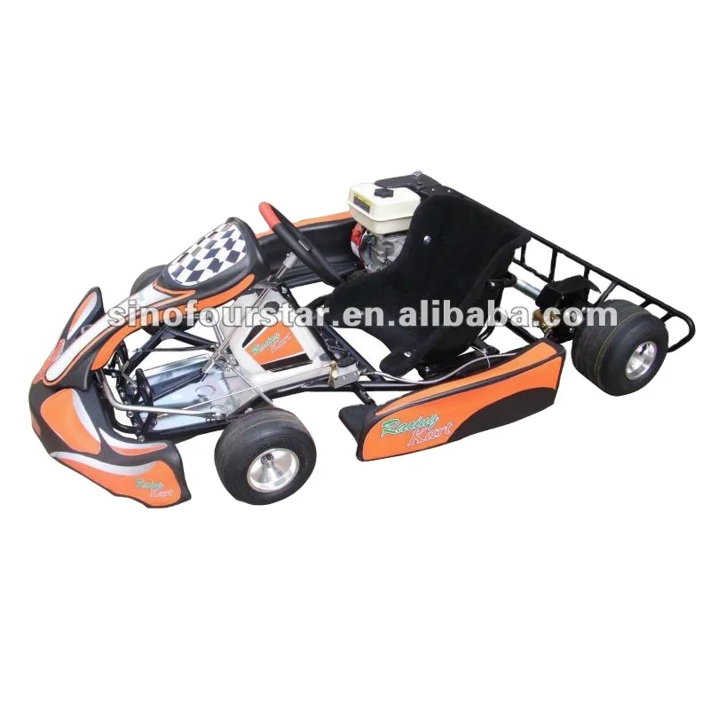 Pedal Car Racing Go Cart for Adults with Bar and Cover