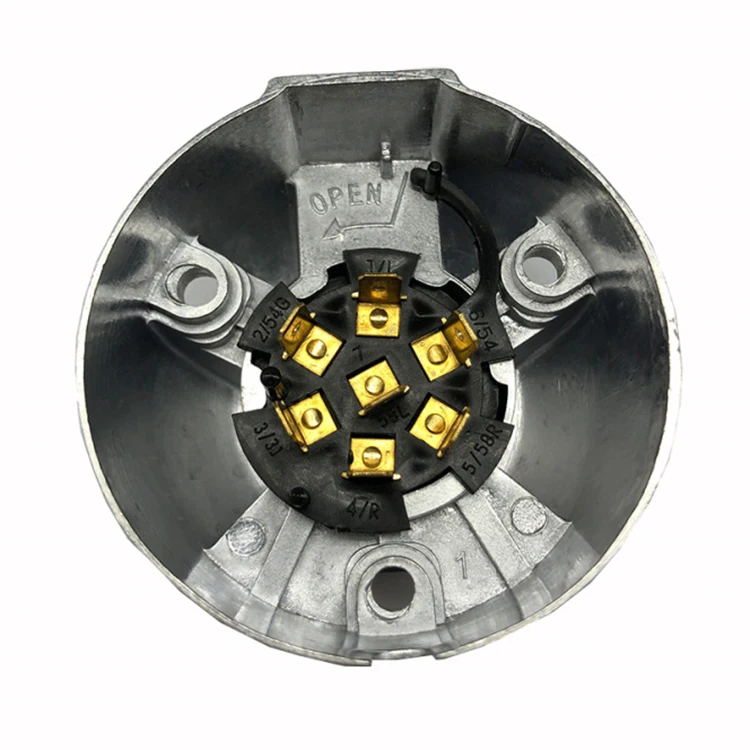 trailer tow parts 7 Pin aluminium Socket for trailer